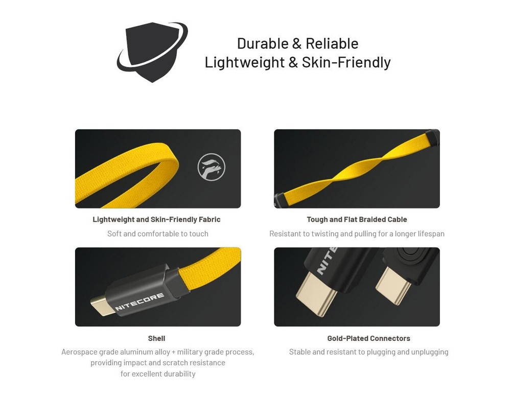 Nitecore NLink10 USB Type-C Charging Cable