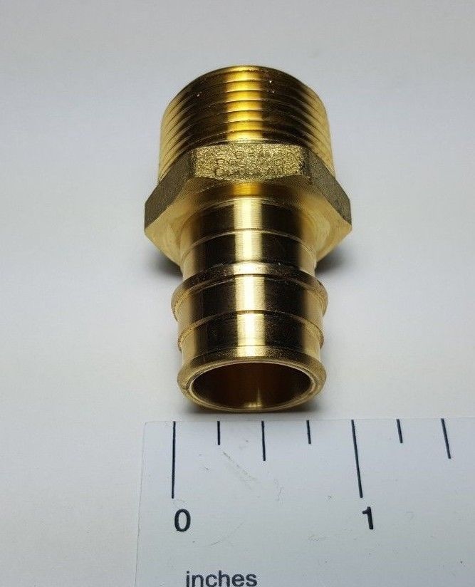 10 PCS 3/4" PEX A X 3/4" MALE NPT EXPANSION ADAPTER F1960