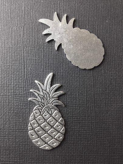 33594 Matte Silver Oxidized Victorian Pineapple Jewelry Finding