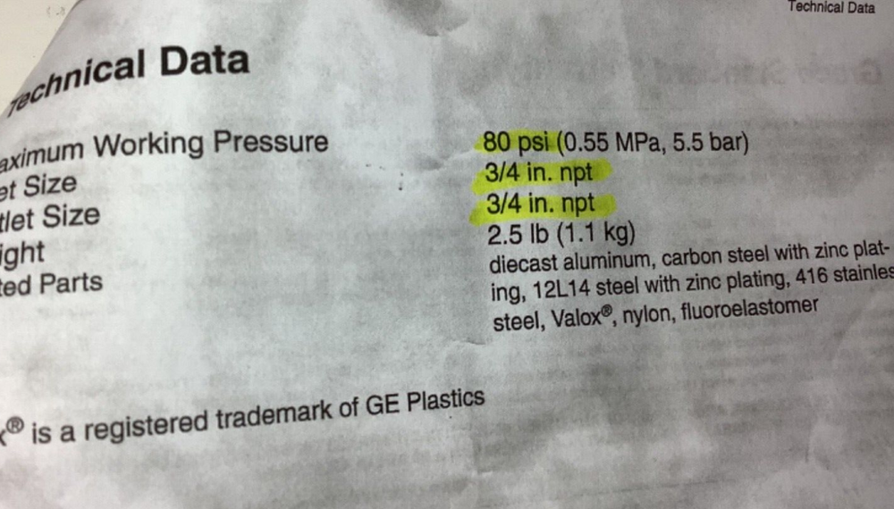 GRACO Model # 260415 Flow Oil Meter / Quarts