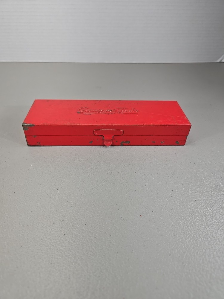 Vintage SNAP-ON KRA-229 1/4" Socket Tool Metal Box Empty No Tools