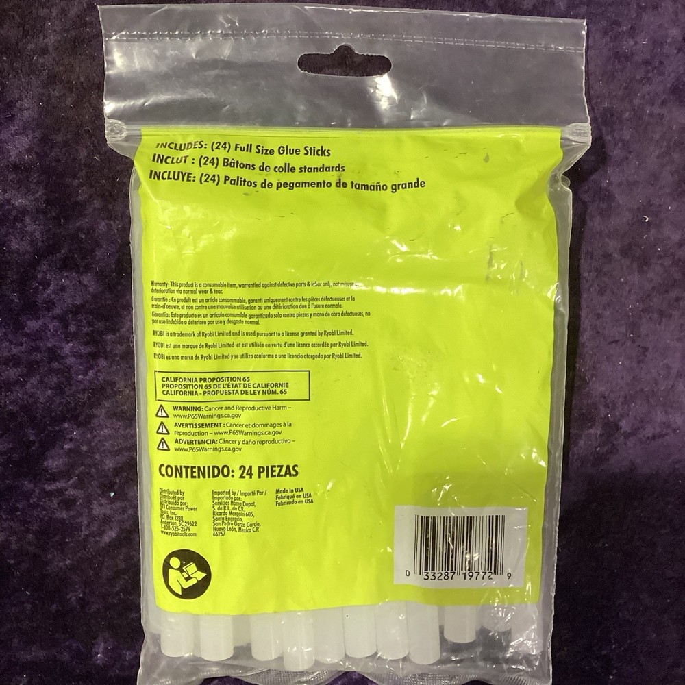 RYOBI Full Size Glue Sticks (24-Piece)-NEW!