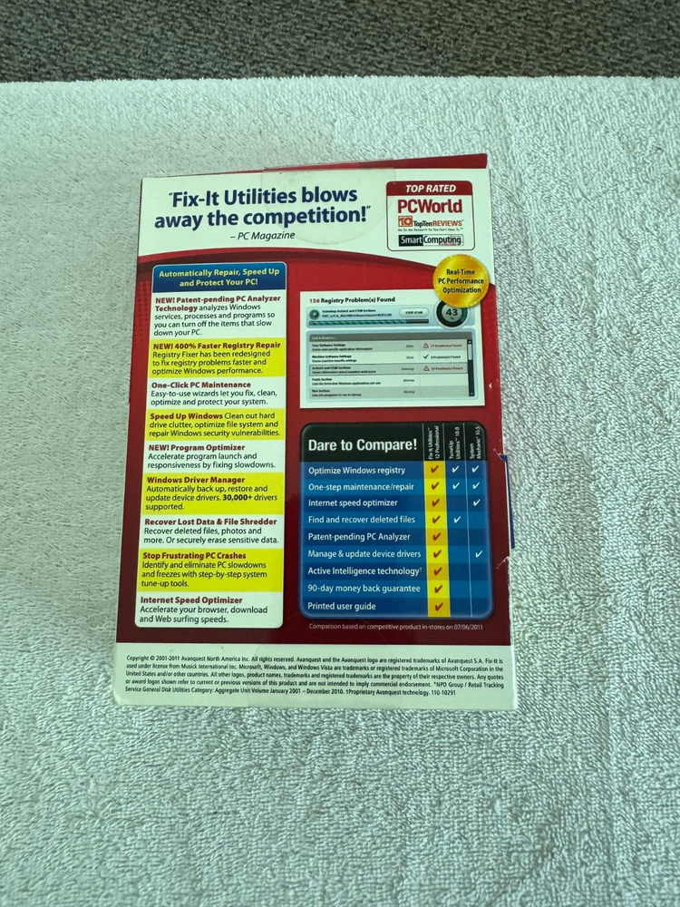 Avanquest Fix-It Utilities 12 Professional - Win XP/Vista/Win 7