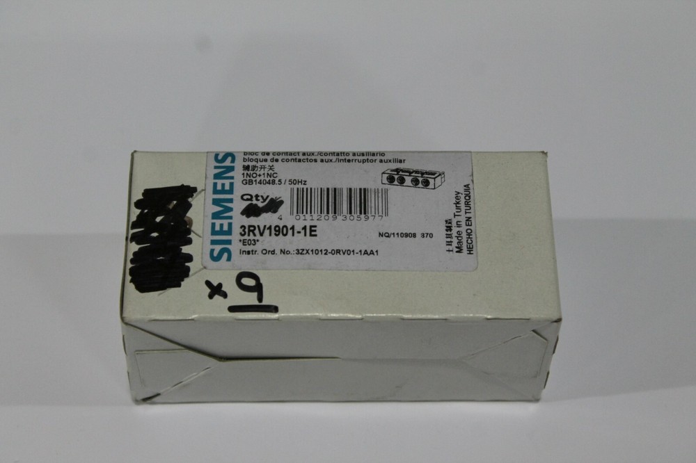 SIEMENS 3RV1901-1E AUXILIARY SWITCH