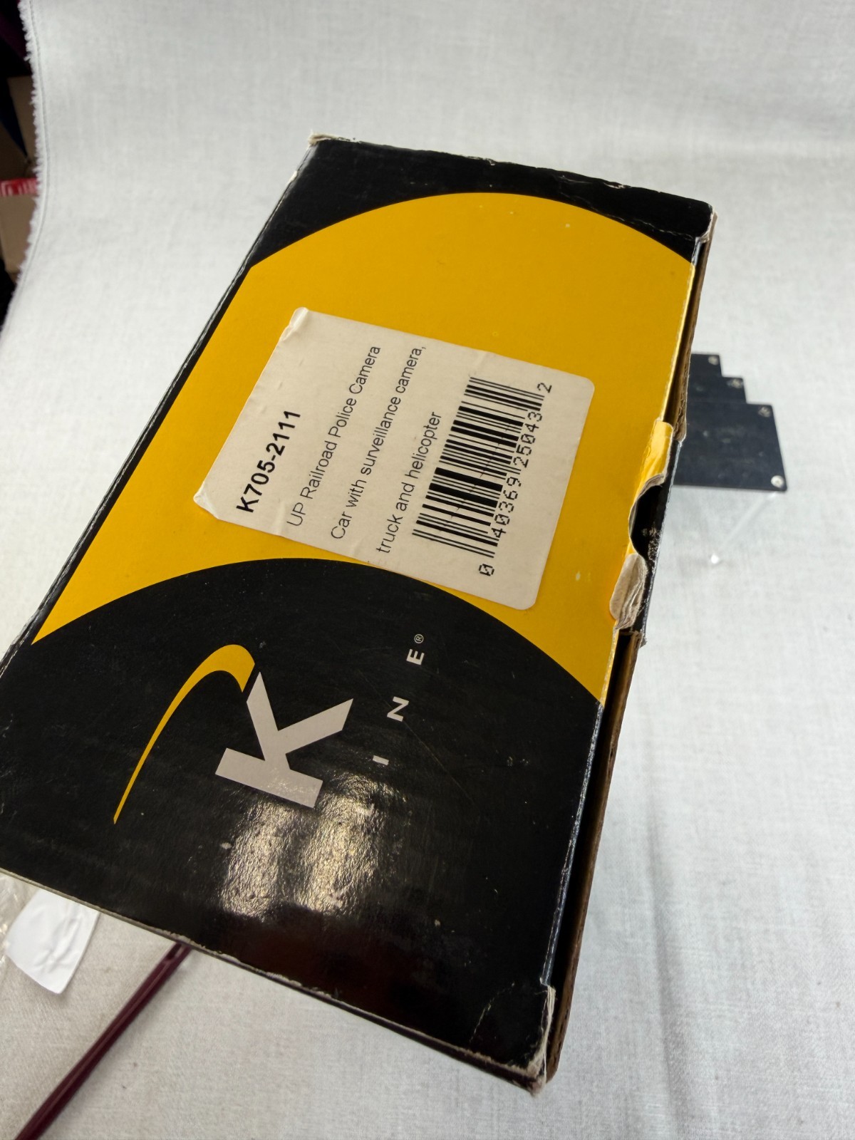 O Scale Union Pacific Railroad Police Camera Car W/ Surveillance & Heli