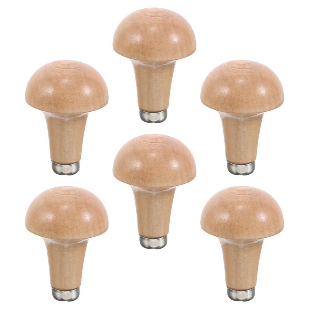 6 Pcs File Replacement Accessory Handles for Hand-operated Tools