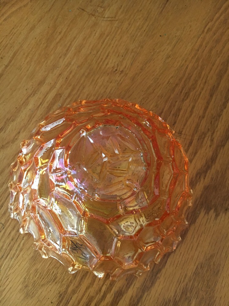 Candy Dish Marigold Colored