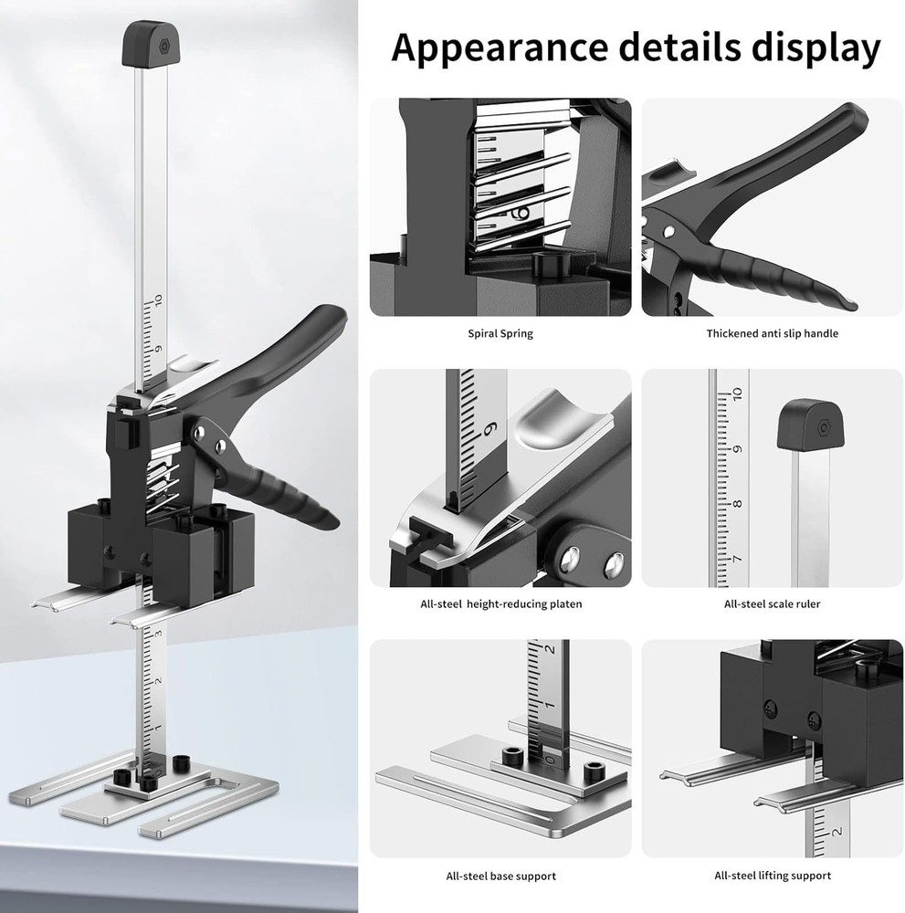 Labor-Saving Arm Jack for Door, Window, Cabinet Installation