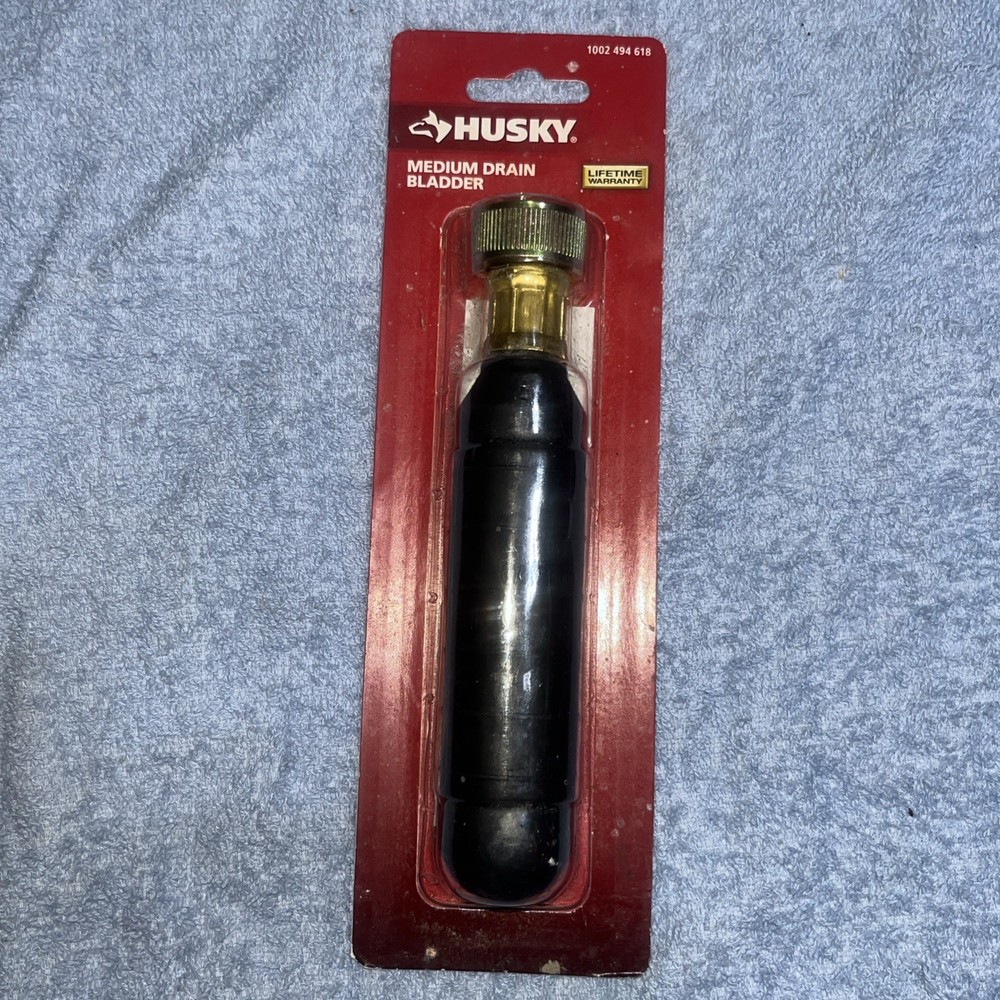 Husky Medium Drain Bladder Clog Cleaner Remover •New•