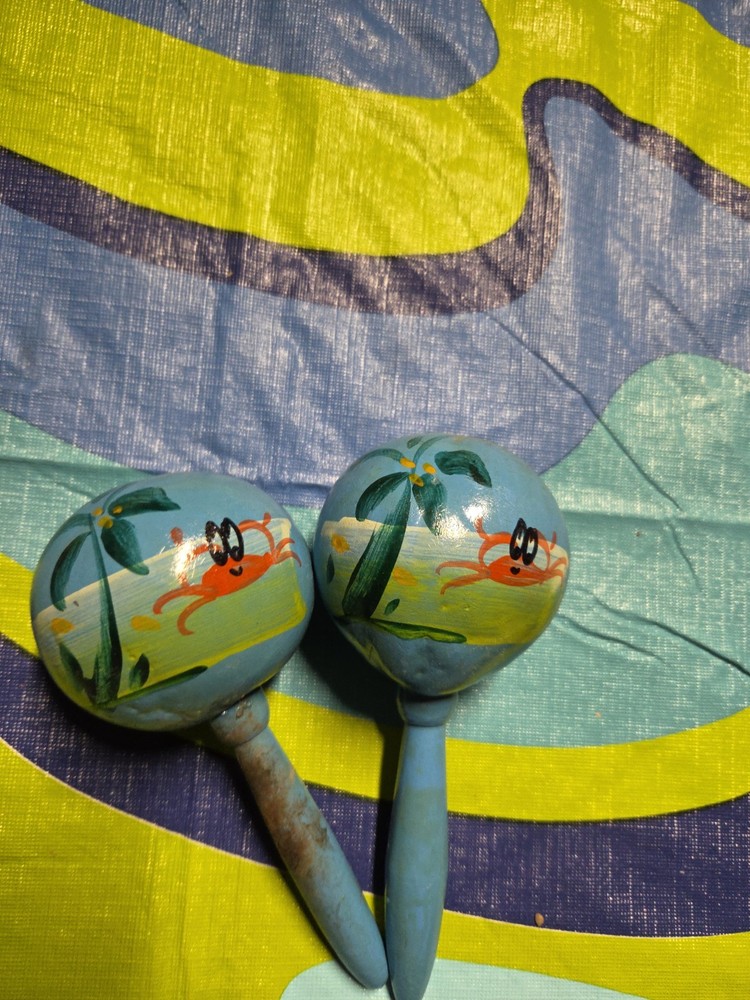 Maracas Blue Set. See Pics.