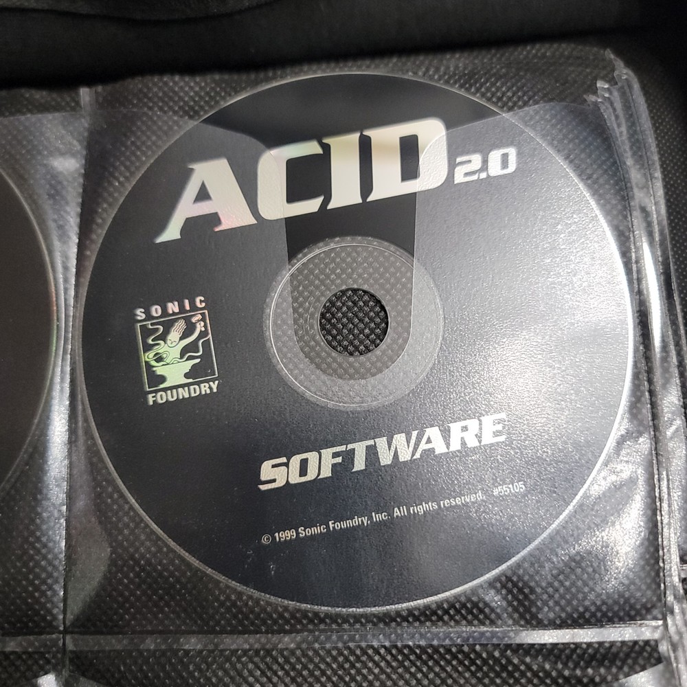 Sonic Foundry Acid 2.0 Software And Loops DISCS ONLY