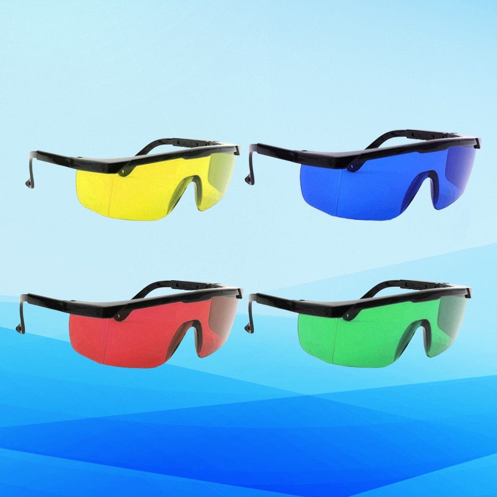 4Pcs Protective Glasses IPL Eyeglasses Eye Patch Eye Protector (Green,