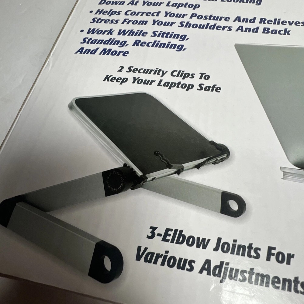 Genius Ideas Table Tech Buddy Adjustable laptop desk