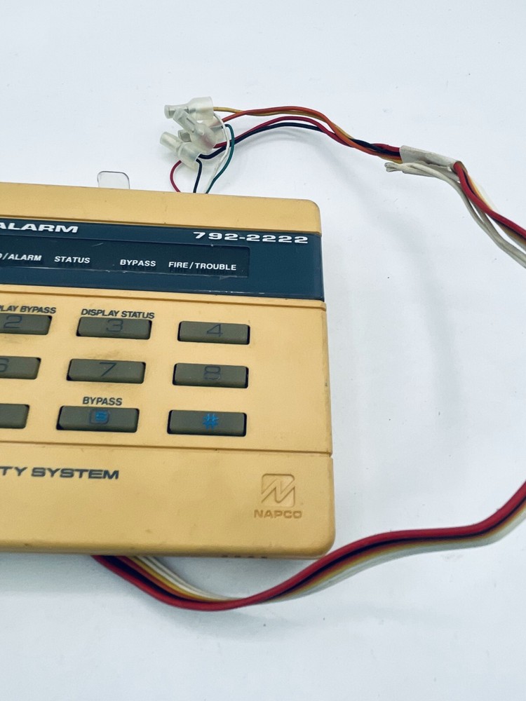 Napco Act Now Alarm Control Keypad Panel 6-Wire for Computerized Security System