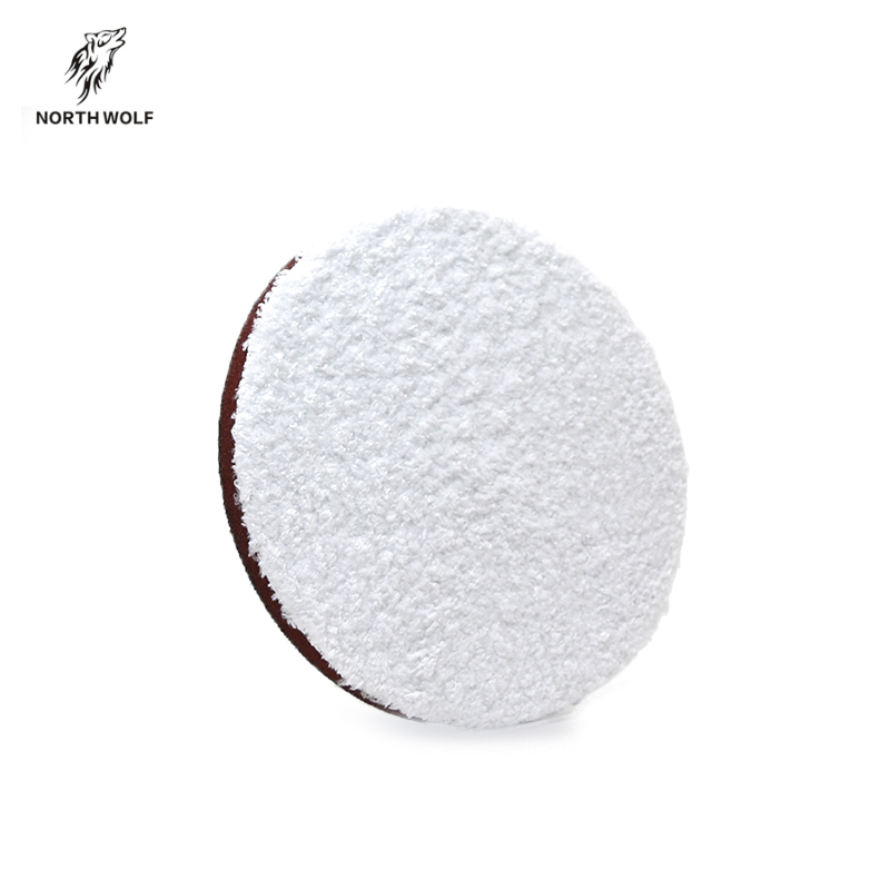 6"microfiber polishing buffing pads da rotary 2pc