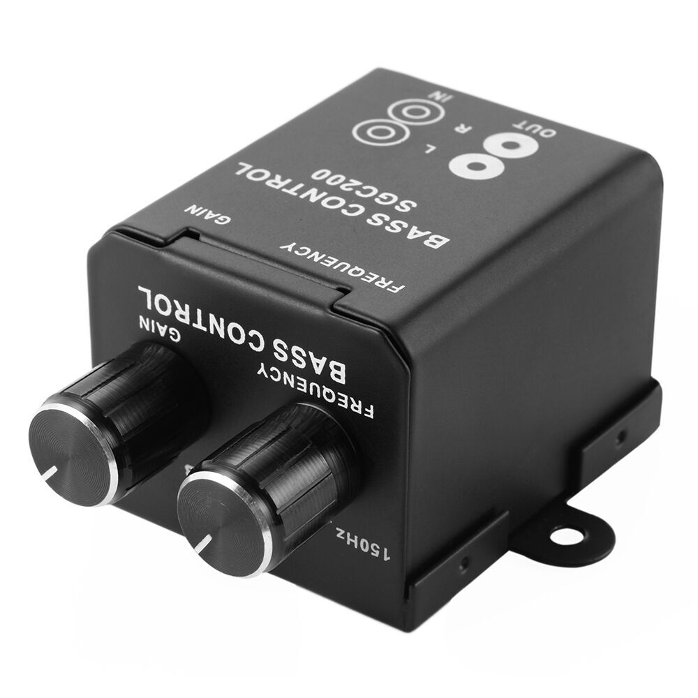 Auto Remote Level Volume Amplifier Subwoofer Equalizer Crossover Bass Controller