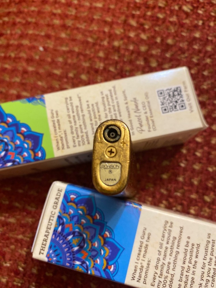 RONSON BRASS LIGHTER JAPAN