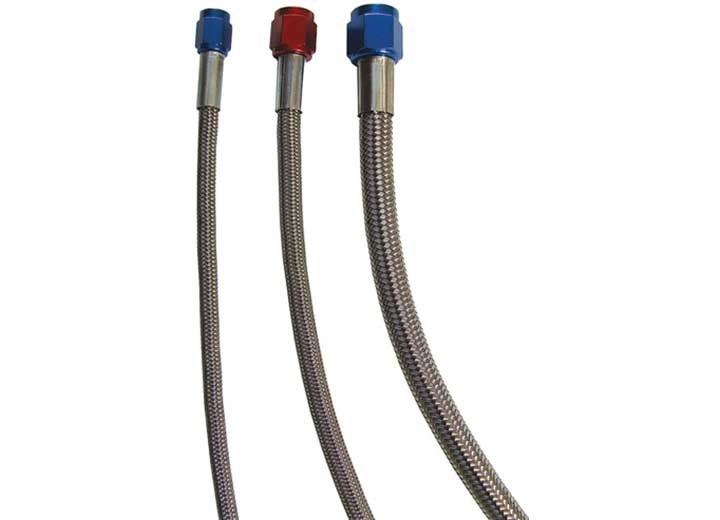 Big End Performance #4An X 24In Blue Assembled Nitrous Feed Lines