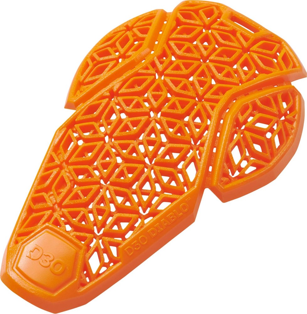 Icon D3O Diablo L2 Compact Knee/Elbow Guards Orange