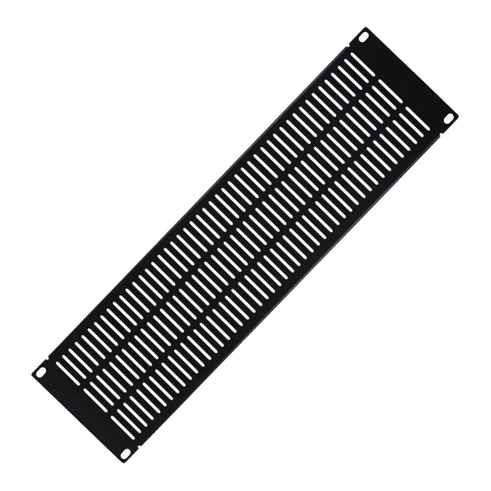 3U Blank Rack Mount Panel Spacer Vented for 19" Server Network Rack Cabinet