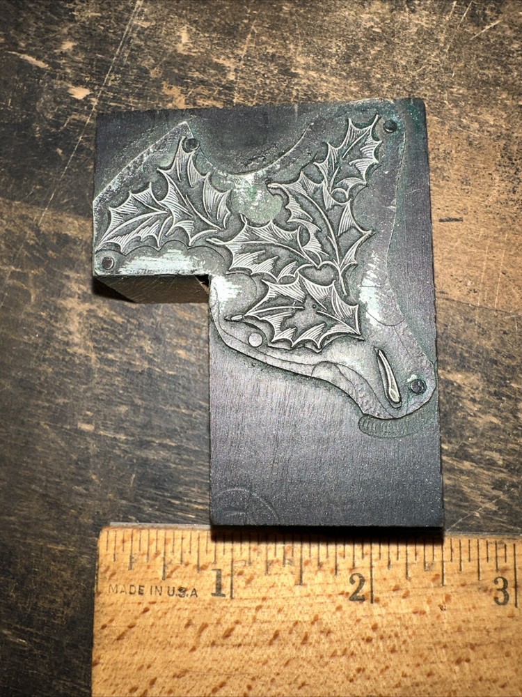 Printing Block ( Beautiful Leaves ) Corner Block￼