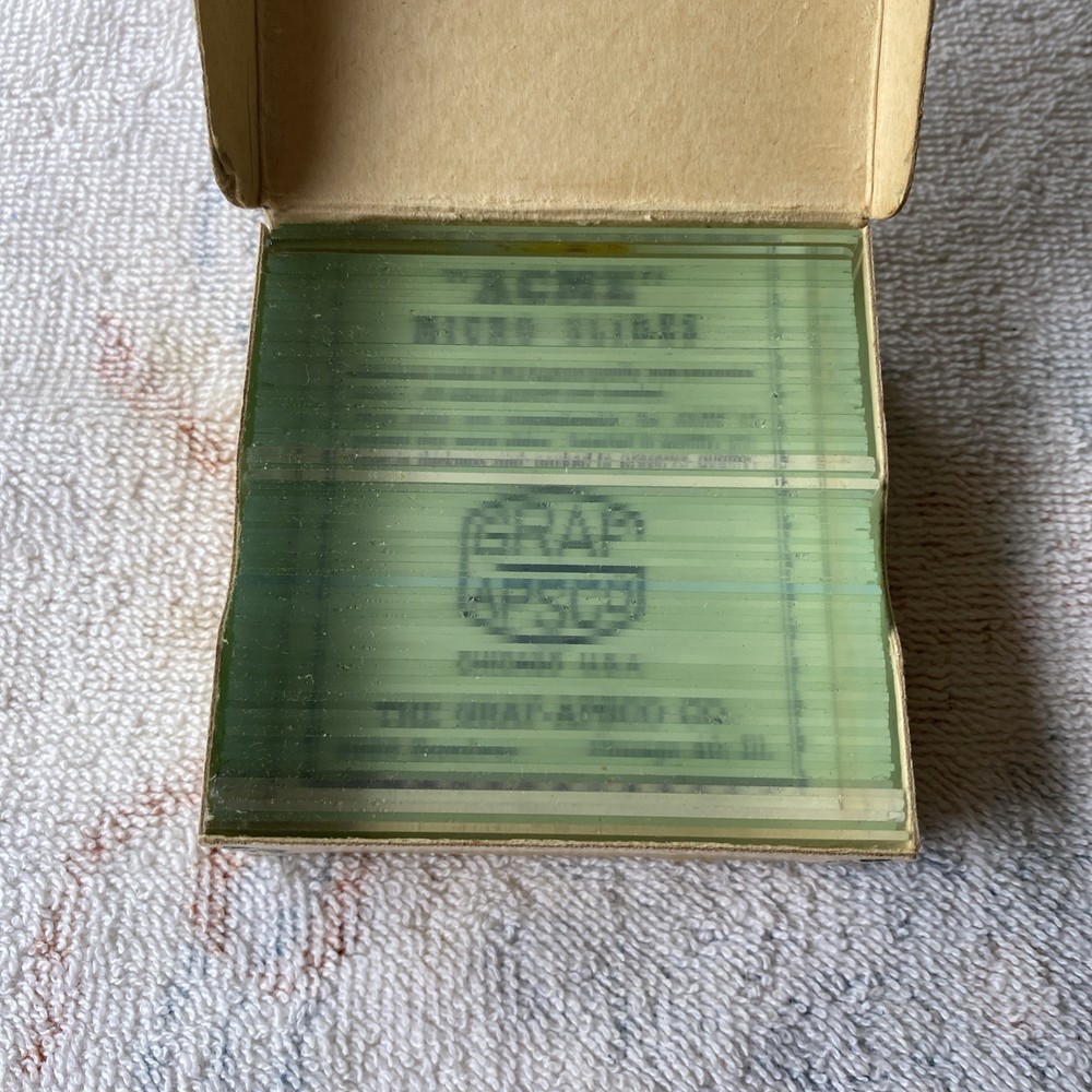 ACME NON CORROSIVE MICRO SLIDES ground & polished edges