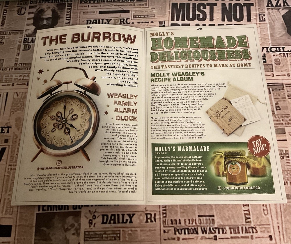 Harry Potter Witch Weekly Magazine Rare