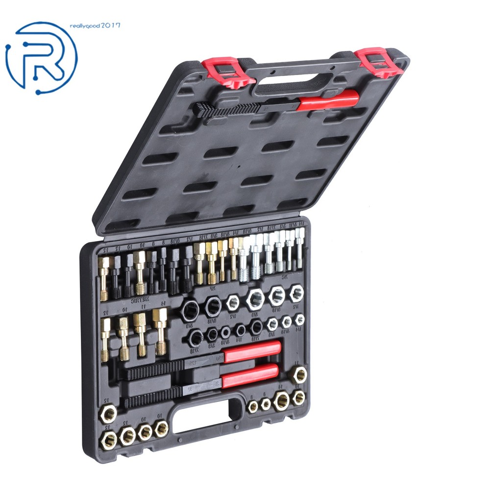 Thread Chaser Set UNC UNF Metric Thread Restorer Tool Rethreading Kit 49Pcs