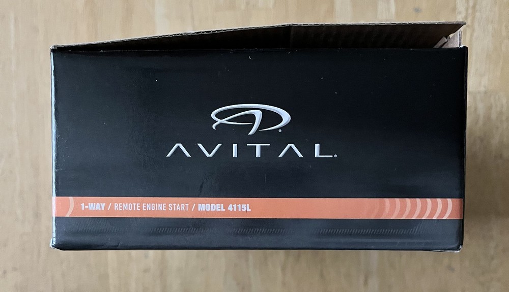 AVITAL 1-Button Remote Start with Unlocking. Model: 4115L.