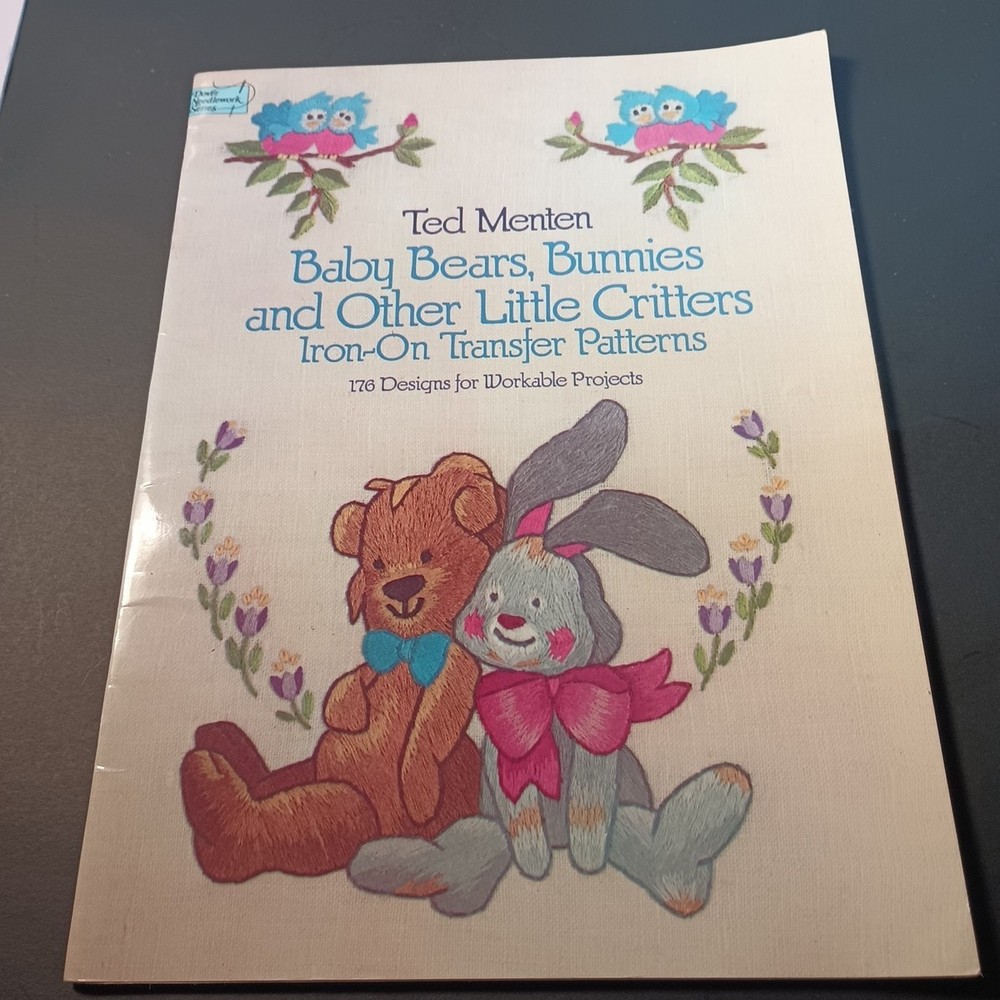 6 Assorted Iron On Transfer Pattern Books Tulip Gick Dover