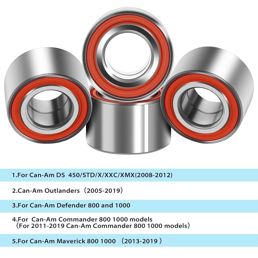 4 Pcs Wheel Bearings Kit for Can-Am