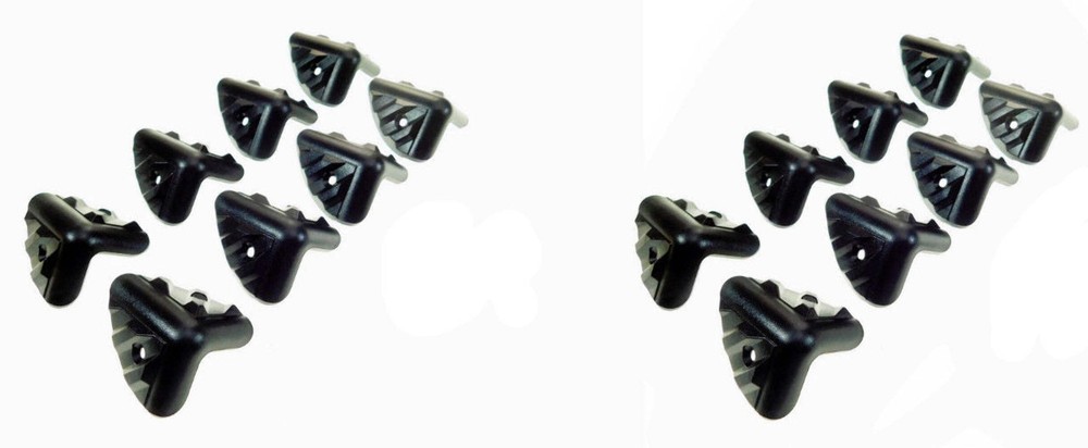 16 Stackable TCH 502-1455900 Small Plastic Stacking Cabinet Corners W/Screws