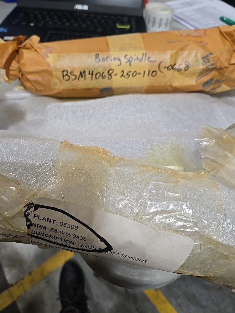 GROB BORING SPINDLE BSM4068-250-110 NEW