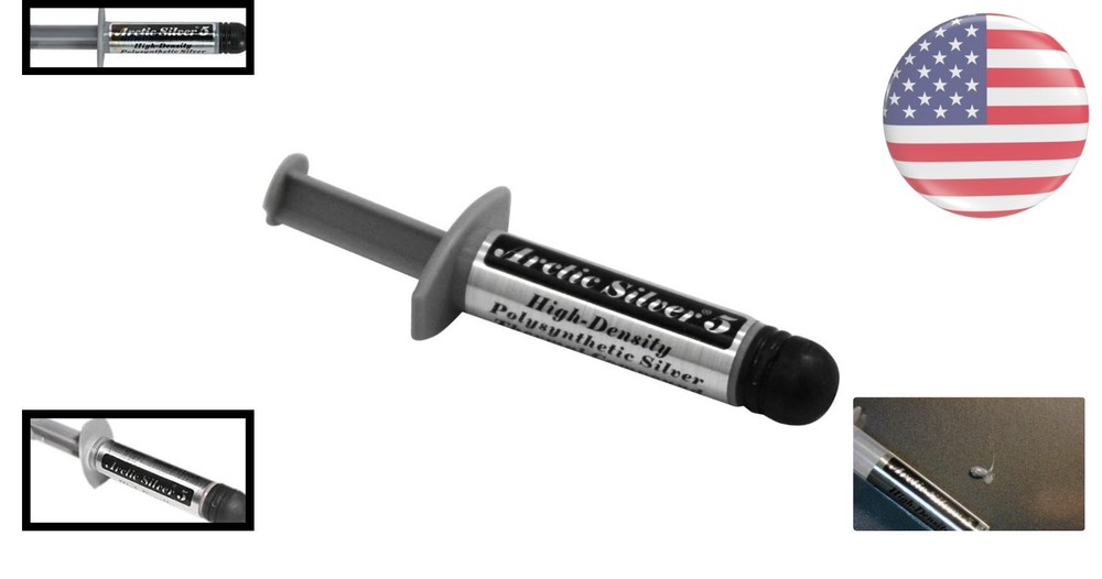 High-Density AS5 Thermal Paste 3.5g - Optimized for Peak CPU Cooling Performance