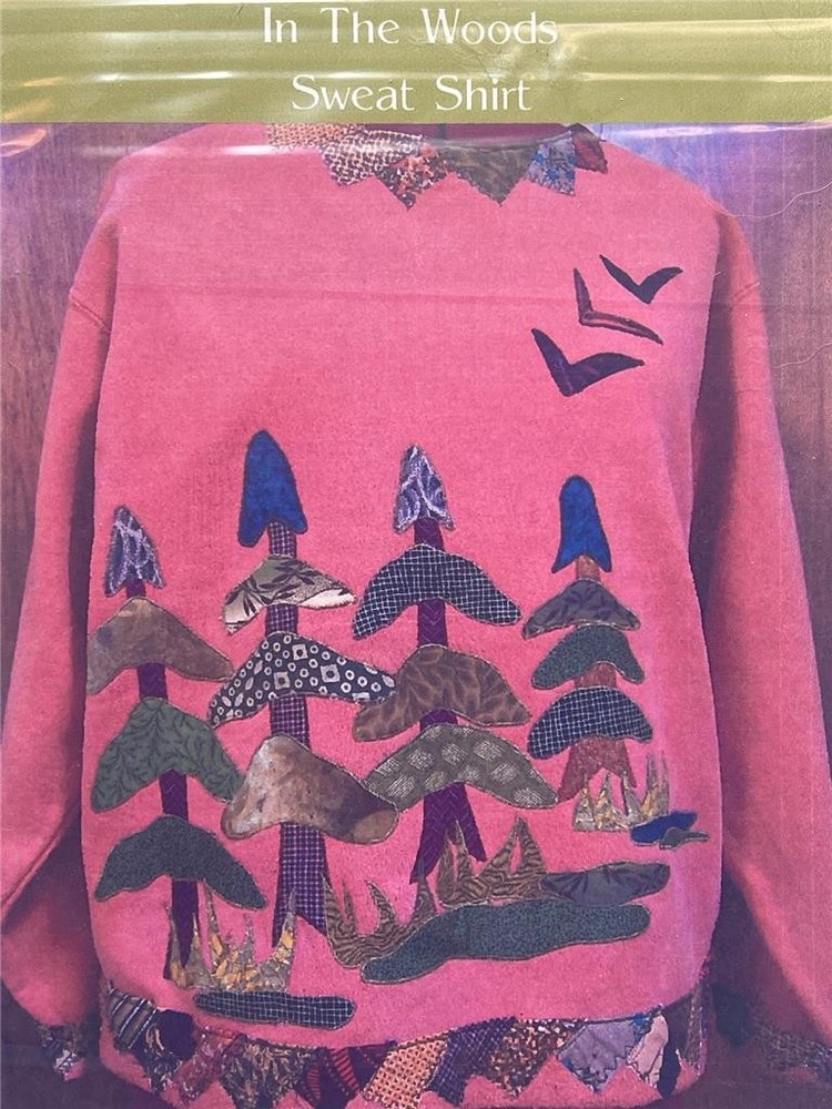 CREATE IT WITH MICHELLE'S PATTERNS - Applique Pattern - IN THE WOODS SWEAT SHIRT
