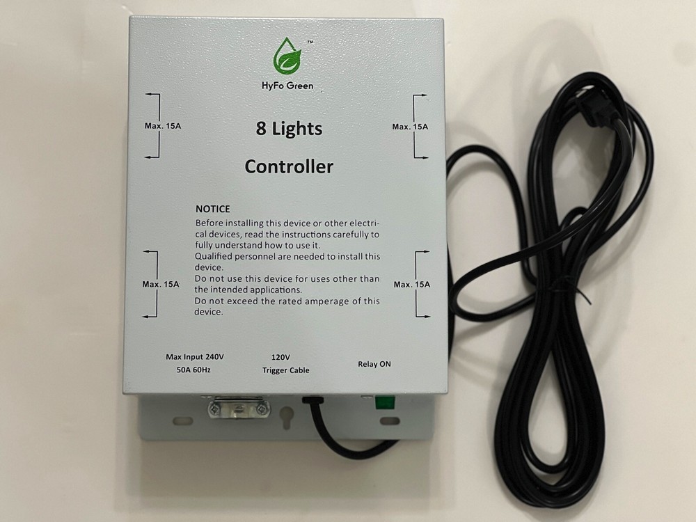 HyFo Green 8 light controller w/trigger cord