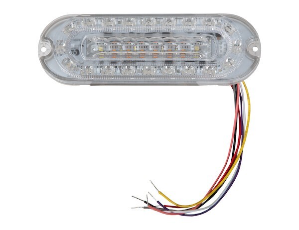 6 Inch Combination LED Stop/Turn/Tail, Backup, and Strobe Light with 32 LEDs