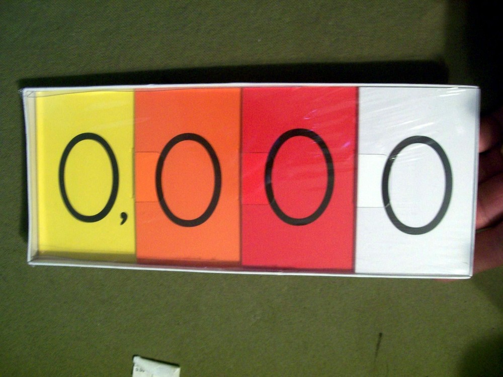 Essential Learning Product 4-Value Whole Numbers Place Value Strips Grades 3-6