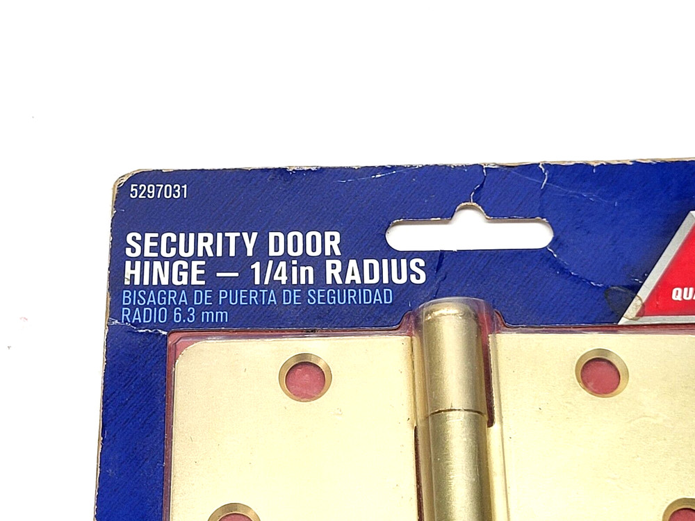 Ace 5297031 4in Security Door Hinge 1/4" Radius