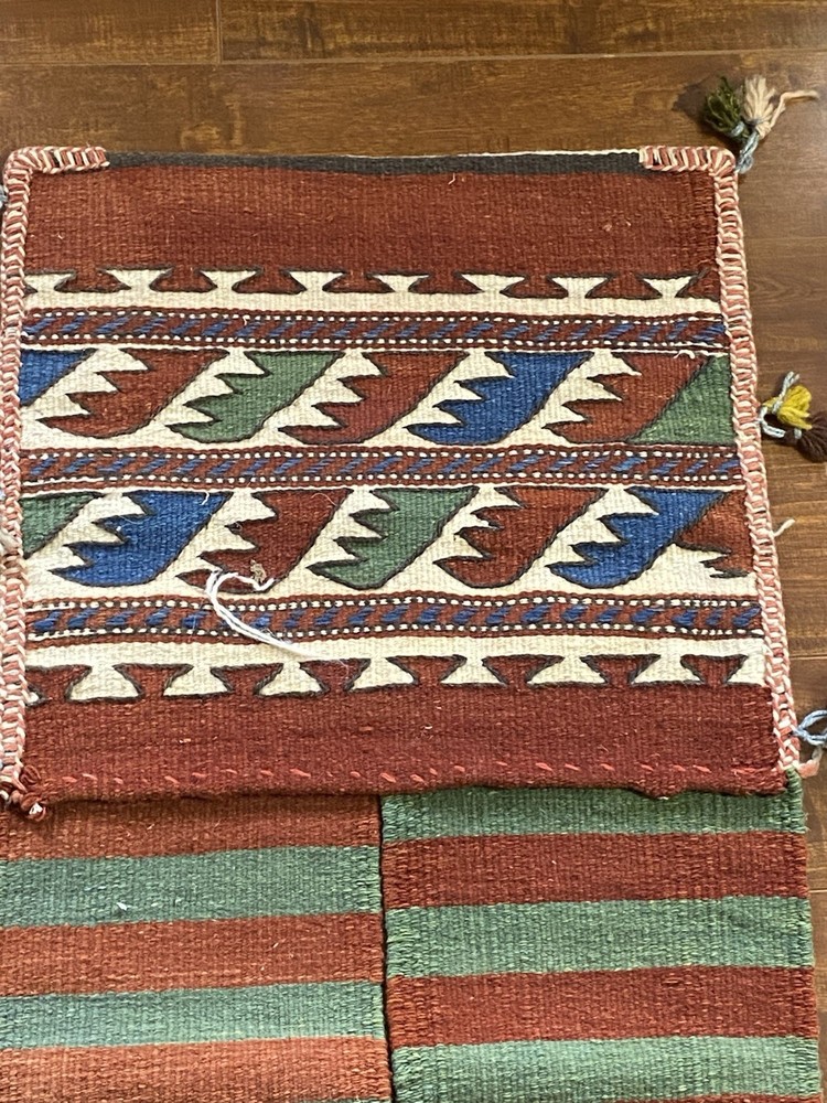 Vintage Handmade Middle Eastern Wool Camel Saddle Bag