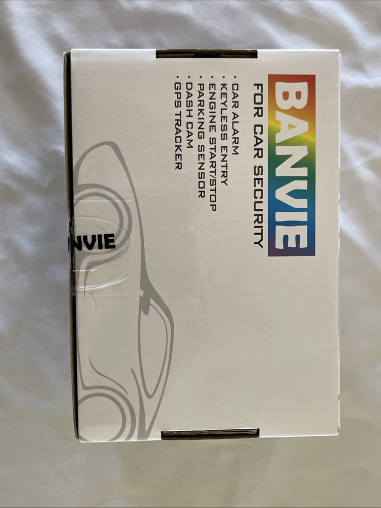 BANVIE Car Alarm System, Security Antitheft Alarm Systems with Keyless Entry