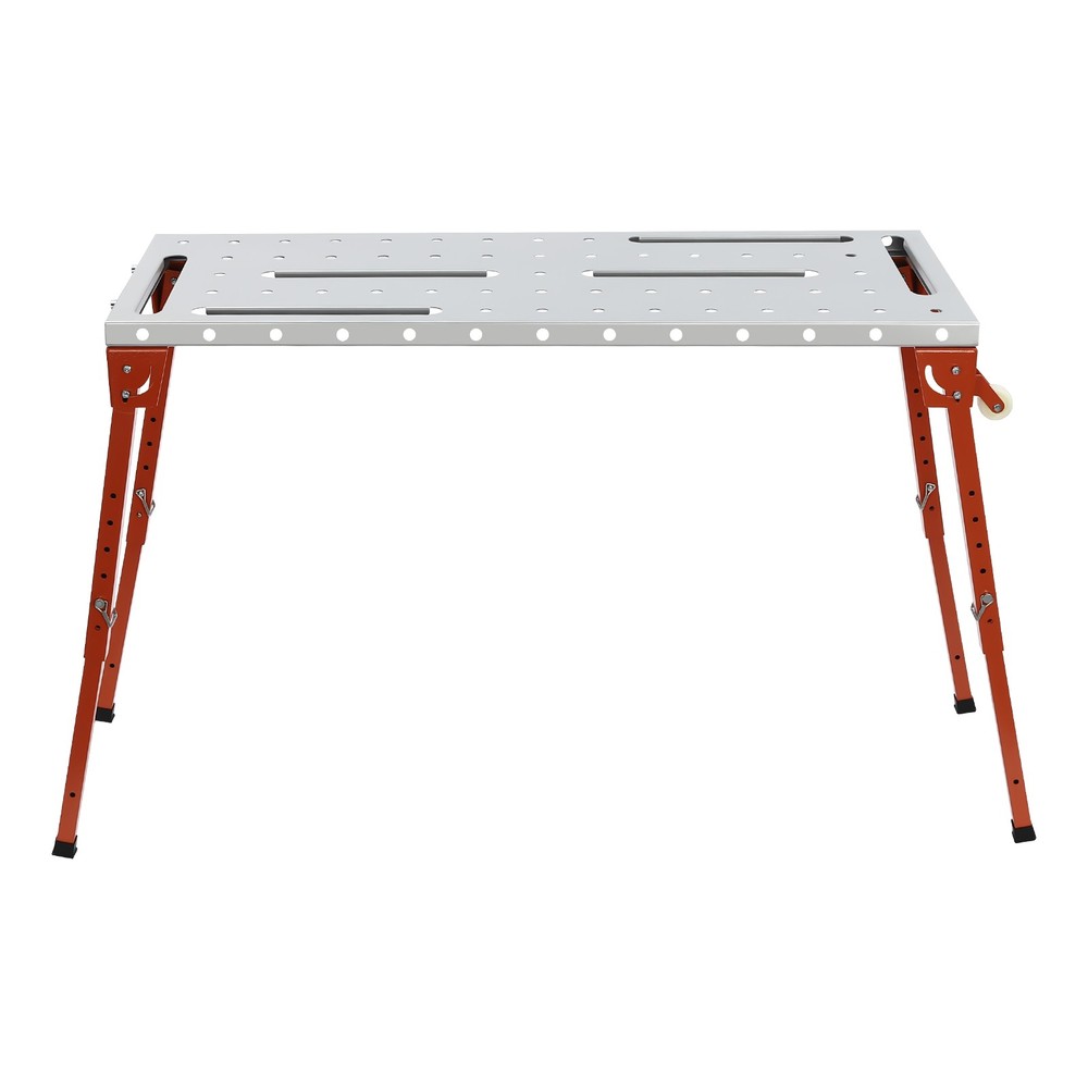 Welding Table 46" x 18" 1000LBS Folding Workbench Adjustable Height 13-21inch