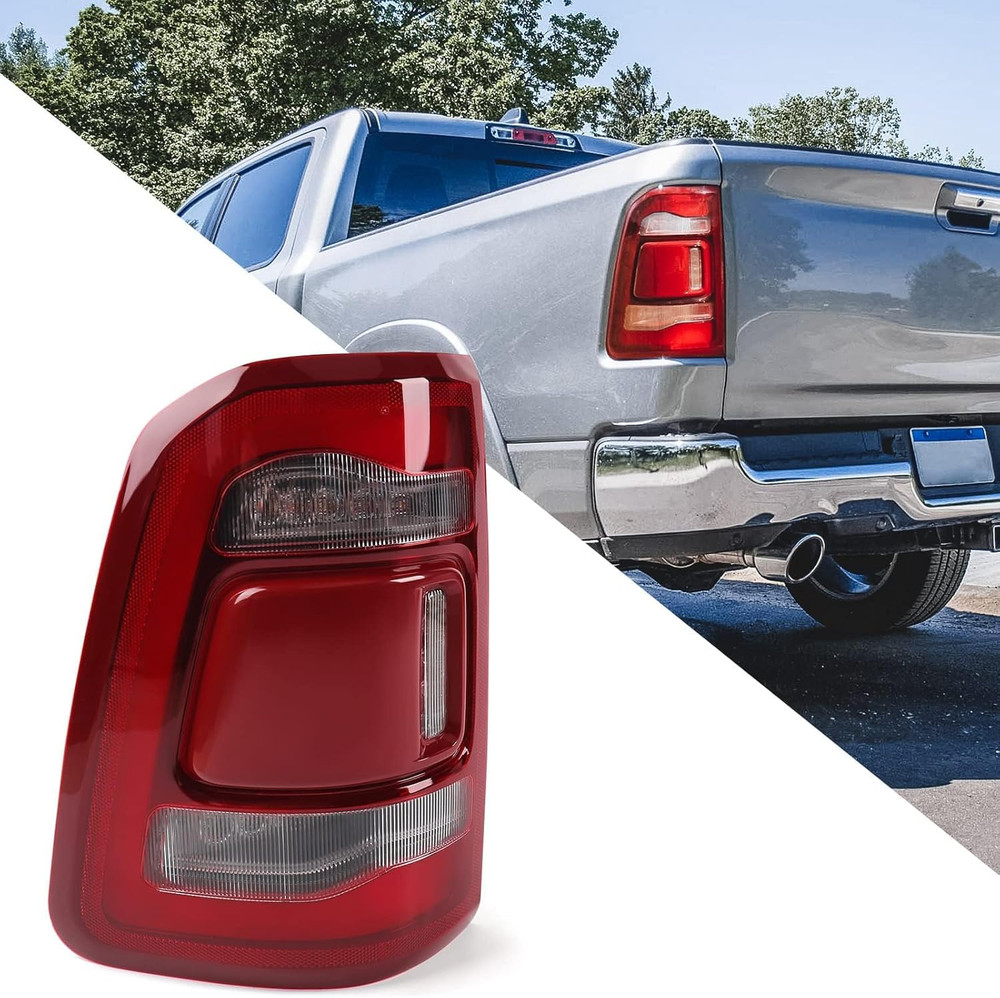 : for Dodge Ram 1500 Tail Light Assembly without Blind Spot 2019-2022 LED Type &
