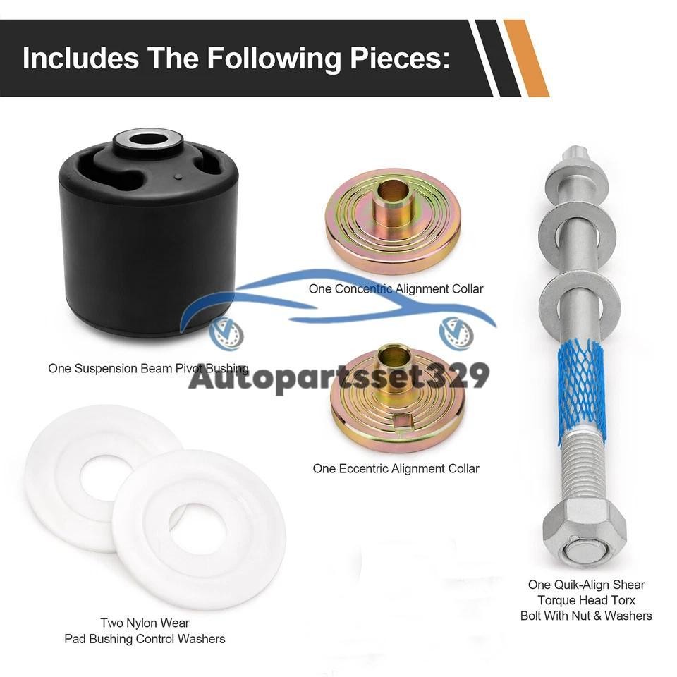 For Hendrickson Quick Align Pivot Bushing Kit&Alignment Collars S-24691S S-28654
