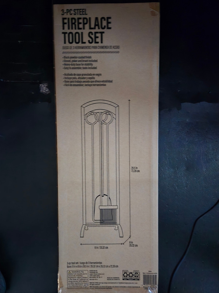 Master Forge 3 PC Fireplace Tool Set