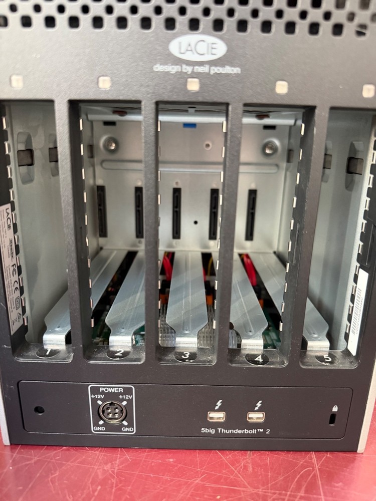 AS IS UNTESTED LaCie 5big 5-Bay Thunderbolt 2 RAID Array 5 - NO HDD