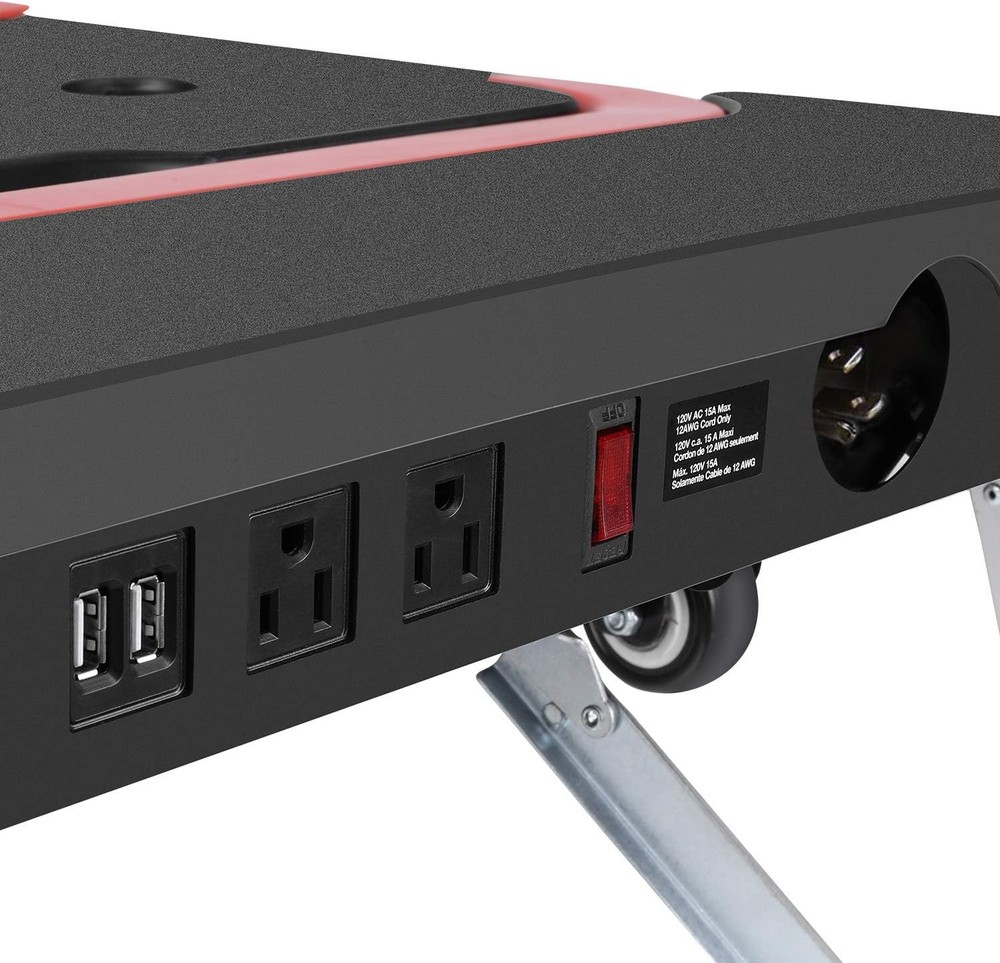 Multifunctional Folding Work Table, 7 in 1 Work Benches for Garage