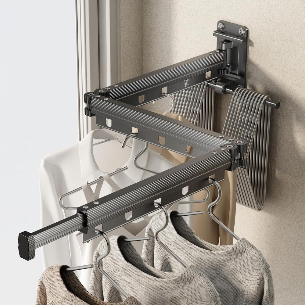 Drying Rack Wall Mounted Foldable Drying Rack Foldable/Retractable