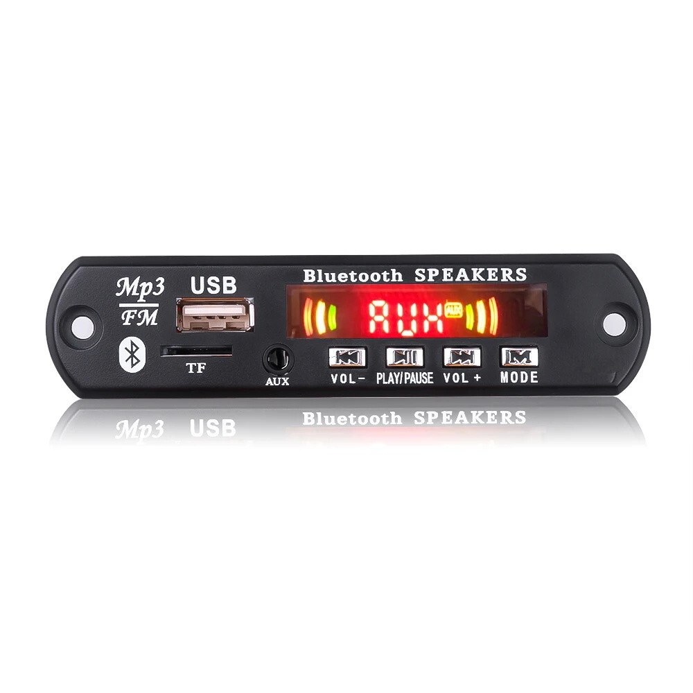 2x25W Amplifier Decoder Board Bluetooth 5.0 Car MP3 Player USB U Disk Recording