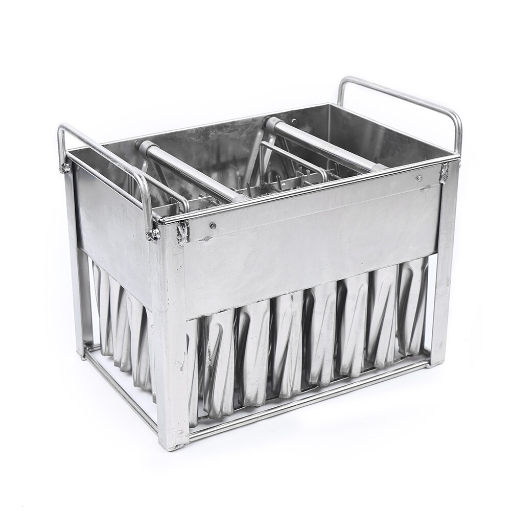 40pcs Stainless Steel Molds Ice Lolly Ice Cream Stick Holder Commercial Use USA